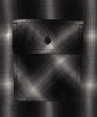 WEGO 【ユニセックス着用ITEM/SMLサイズ展開】オンブレチェックシャツ（LS） 柄1