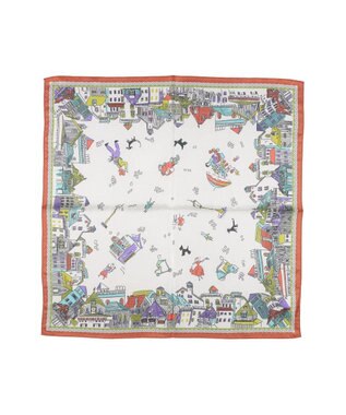 UNBILLION カシュネ cache nez / 横浜アーカイブツイルスカーフ「ヴィレッジ」