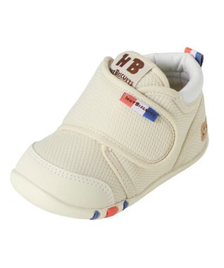 MIKI HOUSE HOT BISCUITS 【11.5cm-13.5cm】 ファーストベビーシューズ ベージュ