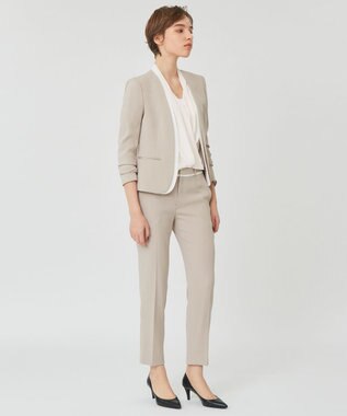 BEIGE， OLIVE / ロングスリーブブラウス White