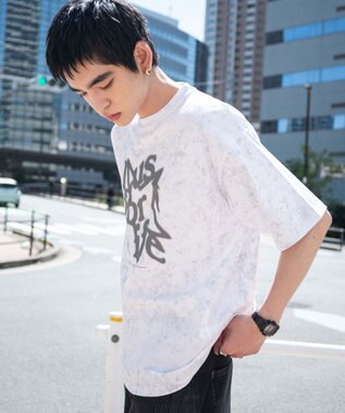 WEGO スノーパターングラフィックT（SS） ホワイト