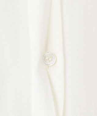 BEIGE， GALENA / コットンレースバンドカラーシャツ Off