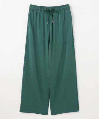 ANY 【新色追加/洗濯機可/ウエストゴム/接触冷感/UVケア/6色展開】清涼リラックスパンツ グリーン