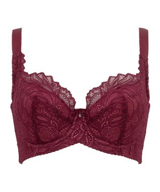 BRADELIS New York 【BRADELIS New York】サポートバックラインブラ23A1 グラマーバストをスッキリさせる補正ブラ ボルドー