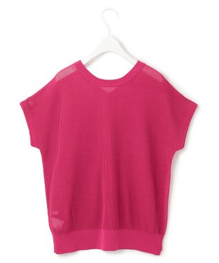 ICB 【洗える】コンパクトコイル 3wayサマーニット フューシャ系