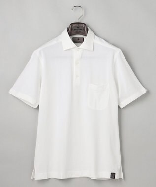 GOTAIRIKU WEB限定/ポケット付【COOLMAXでよりサラッと】COOL BIZポロシャツ ホワイト系