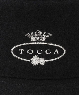 TOCCA 【リバーシブル・洗える】INSIDE LACE BUCKET HAT バケットハット ブラック系