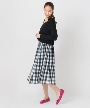 ONWARD Reuse Park 【組曲】スカート春夏 ブラック