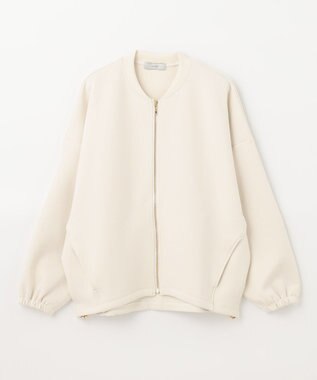 ANY 【洗える】ライトウエイト ジップブルゾン ベージュ