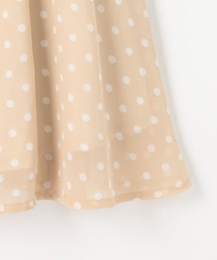 組曲 KIDS 【110-140㎝】アメリドット ワンピース ベージュ