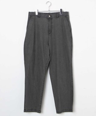 WEGO デニムイージーワイドパンツ グレー