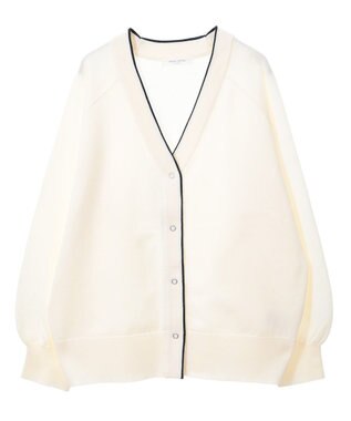 Green Parks スポンディッシュＶネックカーディガン Ivory