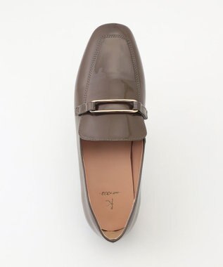 組曲 スクエアトゥローファー ブラウン系