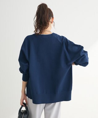 Green Parks スポンディッシュＶネックカーディガン Navy