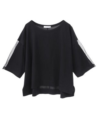 Green Parks 今年っぽチュールドッキングプルオーバー Black