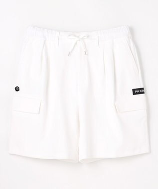 PW CIRCULUS 【MEN】ワイドハーフパンツ ゴルフ ホワイト系