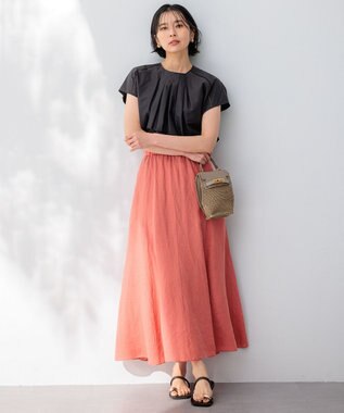 23区 【CLASSY.6月号掲載】ビジュー フラット サンダル ダークブラウン系