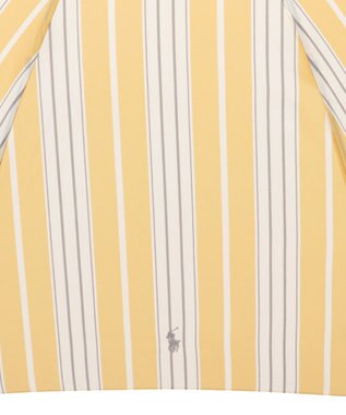 MOONBAT POLO RALPH LAUREN(ポロ ラルフローレン) 長傘 ソフトストライプ ポロポニー ワンポイント レモンイエロー