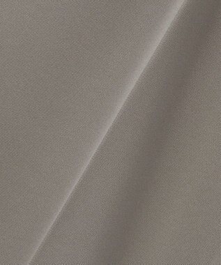 uncrave 【防しわ・UVカット・洗濯機洗い可】バルキーツイル ワイドパンツ(サスペンダー付き)（uncrave STANDARD） カーキグレー