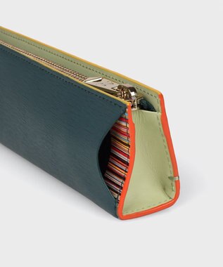 Paul Smith カラードエッジ ペンケース グリーン