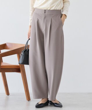 AMERICAN HOLIC カーブスラックスパンツ Gray Beige