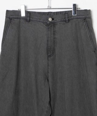 WEGO デニムイージーワイドパンツ グレー