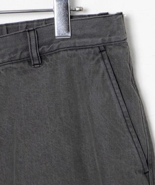 WEGO デニムイージーワイドパンツ グレー