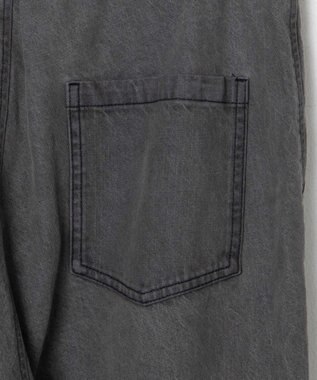 WEGO デニムイージーワイドパンツ グレー