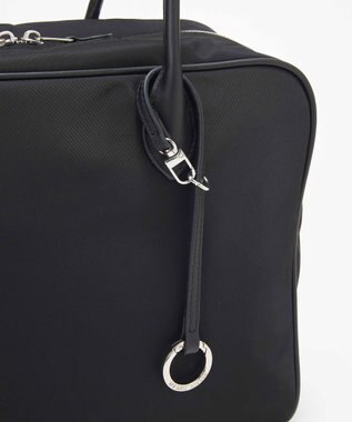 TOPKAPI 【Breath TOPKAPI】PRIM プリム ナイロン ラウンドスクエア ボストン トートバッグ チャーム付き　A4 / 軽量 ブラック