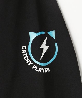 PW CIRCULUS 【吸水速乾 /  UV遮蔽率99.9% UVカット / ストレッチ】【MEN】アニマルグラフィックロングスリーブモックT  ゴルフ ブラック系