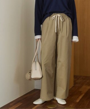 WEGO 【ANGIE VINTAGE】ツイルイージーパンツ ベージュ