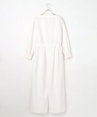 #Newans スクエアネックジャンプスーツ ホワイト