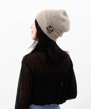 AURORA 【 LANVIN COLLECTION（ランバン コレクション） 】斜め切り替えニットワッチ ベージュ