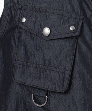 JOSEPH ABBOUD MOUNTAIN リップルサッカー ネイビー系