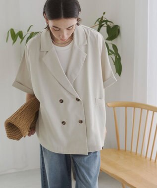 WEGO 【ANGIE VINTAGE】ハーフスリーブジャケット ホワイトその他