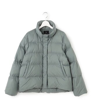 23区 L 【洗える/撥水加工】シレータフタ コンパクト ダウンコート モスグリーン系