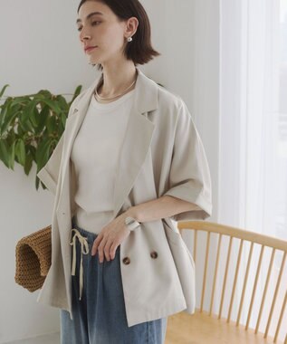 WEGO 【ANGIE VINTAGE】ハーフスリーブジャケット ホワイトその他