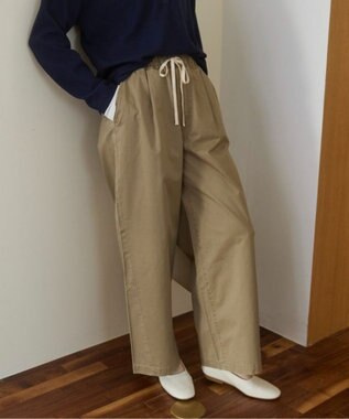 WEGO 【ANGIE VINTAGE】ツイルイージーパンツ ベージュ