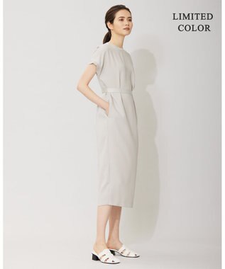 ICB 【接触冷感・UVケア・速乾・洗える】FluidBackSatin ワンピース トープ系［WEB限定］