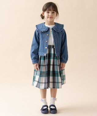 ANY KIDS ロゴ入り 長袖 Ｔシャツ オフホワイト