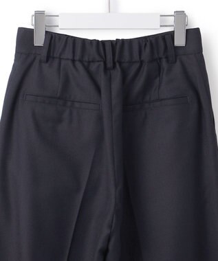 23区 【セットアップ対応】TWサキソニー タックワイド パンツ ネイビー系