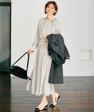 自由区 【SHIHOさん着用】ワイドコンビ バッグ ダークブラウン