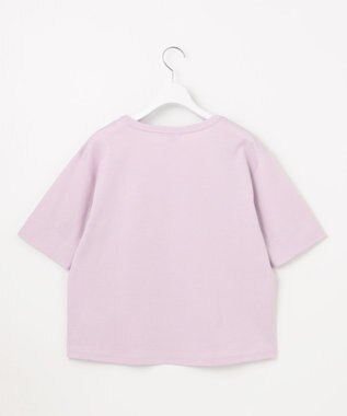 J.PRESS LADIES L 【洗える】フライスジャージー カットソー ラベンダー系