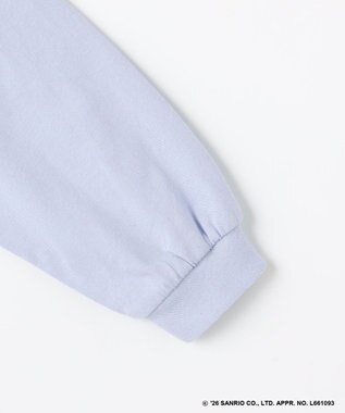 ANY KIDS 【シナモロール×ANY KIDS】アップリケ 長袖Tシャツ サックスブルー