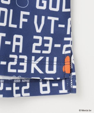 23区GOLF 【WOMEN】【吸水速乾/UVカット】ミッフィーロゴポロシャツ ブルー系5