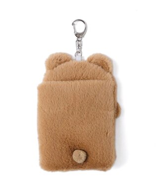 WEGO ふわふわぬいカードホルダーキーホルダーA 柄2
