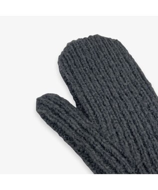 林八百吉商店 un chapeau  ニットミトン チャコール