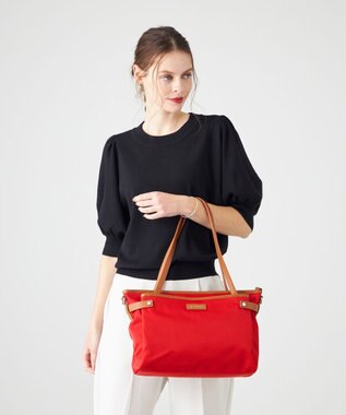 LA BAGAGERIE 【撥水ナイロン】ベーシックA4トート レッド