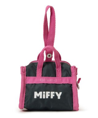 LeSportsac MICRO WEEKENDER CHARM/ミッフィーグリーン/ピンクチャーム ミッフィーグリーン/ピンクチャーム