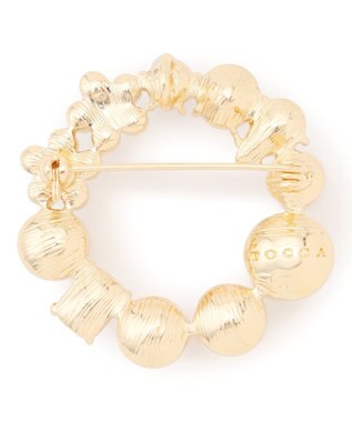 TOCCA PEARL INNOCENCE 2WAY BROOCH NECKLACE ブローチネックレス ゴールド系